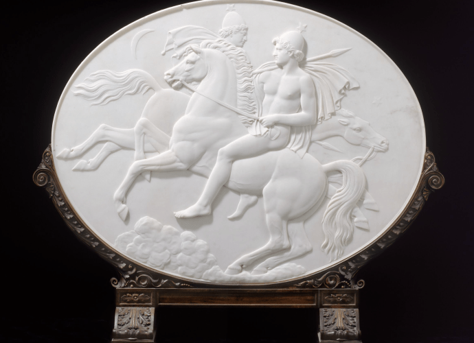 Castor and Pollux created by Horatio Greenough